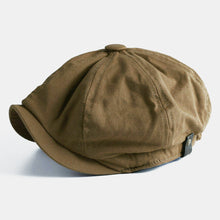 Lade das Bild in den Galerie-Viewer, Herren Männer Vintage Maler Baskenmütze Hüte Sommer achteckigen Zeitungsjungen Cap Cabbie Ivy Flat Hat
