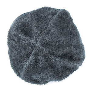 Herren Solid Color Stripe Knit Plus Velvet Fashion Beanie Hüte für Männer Outdoor Halten Sie warme Mützen