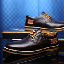 Lade das Bild in den Galerie-Viewer, Herrenmarke Casual Echtleder Business Oxford Schuhe Kleiderschuhe Mode Loafers
