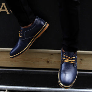 Herrenmarke Casual Echtleder Business Oxford Schuhe Kleiderschuhe Mode Loafers