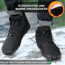 Lade das Bild in den Galerie-Viewer, Herren Barfußschuhe Zehenschuhe, Winterschuhe Schneestiefel Schnell Trocknend Traillaufschuhe, Weich Leicht Fitnessschuhe Atmungsaktiv Aquaschuhe mit rutschfest Sohle &amp; Breiter Zehenbox
