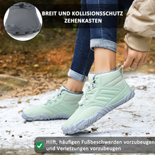 Lade das Bild in den Galerie-Viewer, Herren Barfußschuhe Zehenschuhe, Winterschuhe Schneestiefel Schnell Trocknend Traillaufschuhe, Weich Leicht Fitnessschuhe Atmungsaktiv Aquaschuhe mit rutschfest Sohle &amp; Breiter Zehenbox
