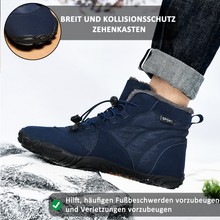 Lade das Bild in den Galerie-Viewer, Herren Outdoor High-Top Baumwollschuhe, Unisex Barfußschuhe Arbeitsschuhe, Schneestiefel, warm, plus samtverdickte Mittelrohr-Wander-Winterschuhe
