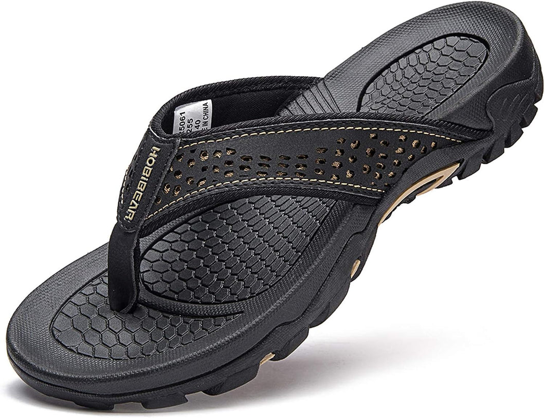 Herren Sport Flip Flops Comfort Casual Thong Sandalen Outdoor