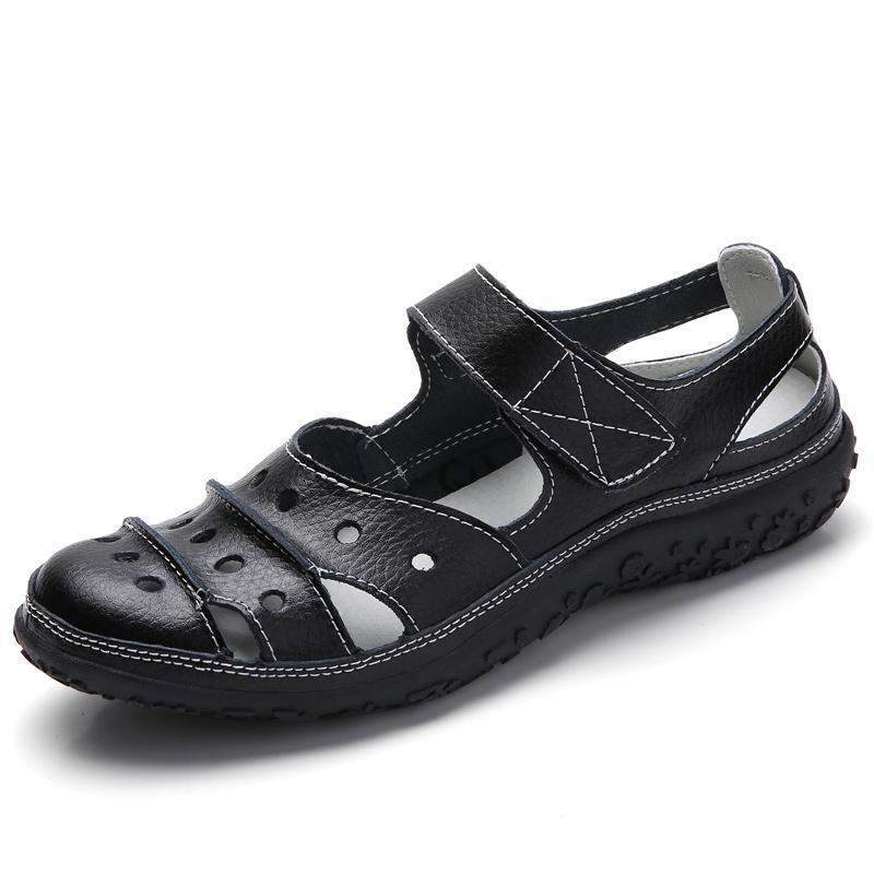 Damen Weiche rutschfeste bequeme Lochsandalen für Sandalen - pierrebuy.de