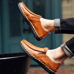 Herren Freizeitschuhe neue Ledersätze Füße Business Herrenschuhe British Trend Lederschuhe