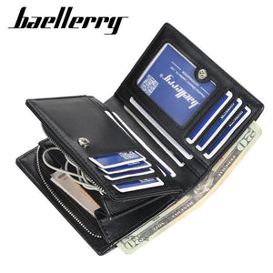 Herren-Portemonnaie aus Leder mit mehreren Karten