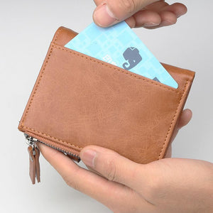 Herren Retro Multifunktions Short Multi-Card Wallet