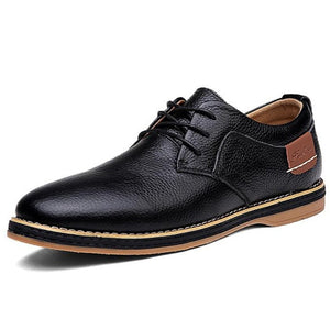 Herrenmarke Casual Echtleder Business Oxford Schuhe Kleiderschuhe Mode Loafers