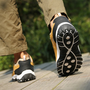 Herrenschuhe Natur - Ergonomische Schmerzbefreiende Outdoor Schuhe