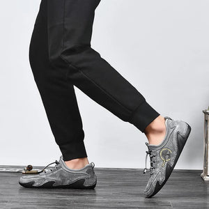 Mode Männer bequemables Fahren Loafer Schuhe handgemachte Schuhe Leder